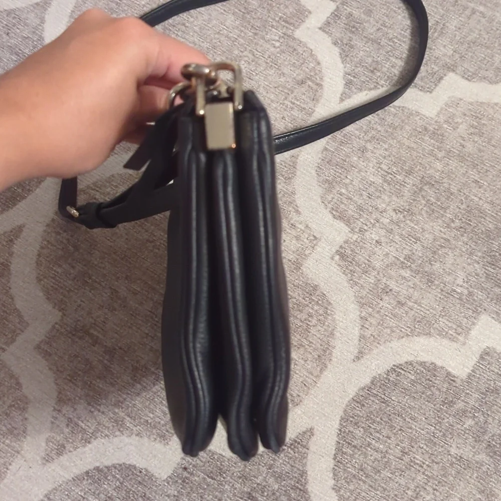 Kate Spade Pebbled Leather Crossbody Black